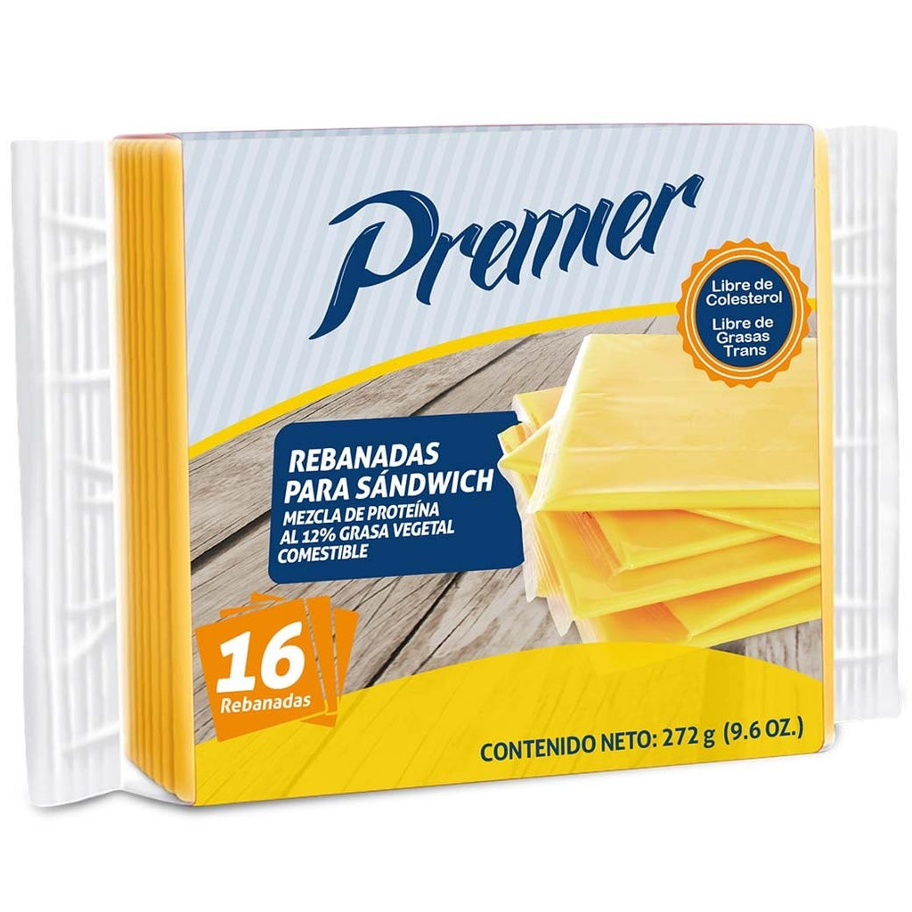 QUESO PREMIER rebanadas sandw. 302 GRMS