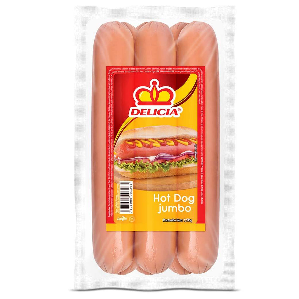 DELICIA Hot Dog Jumbo 1120g