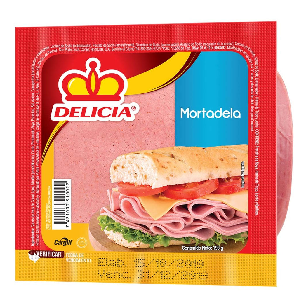 DELICIA Mortadela 198g