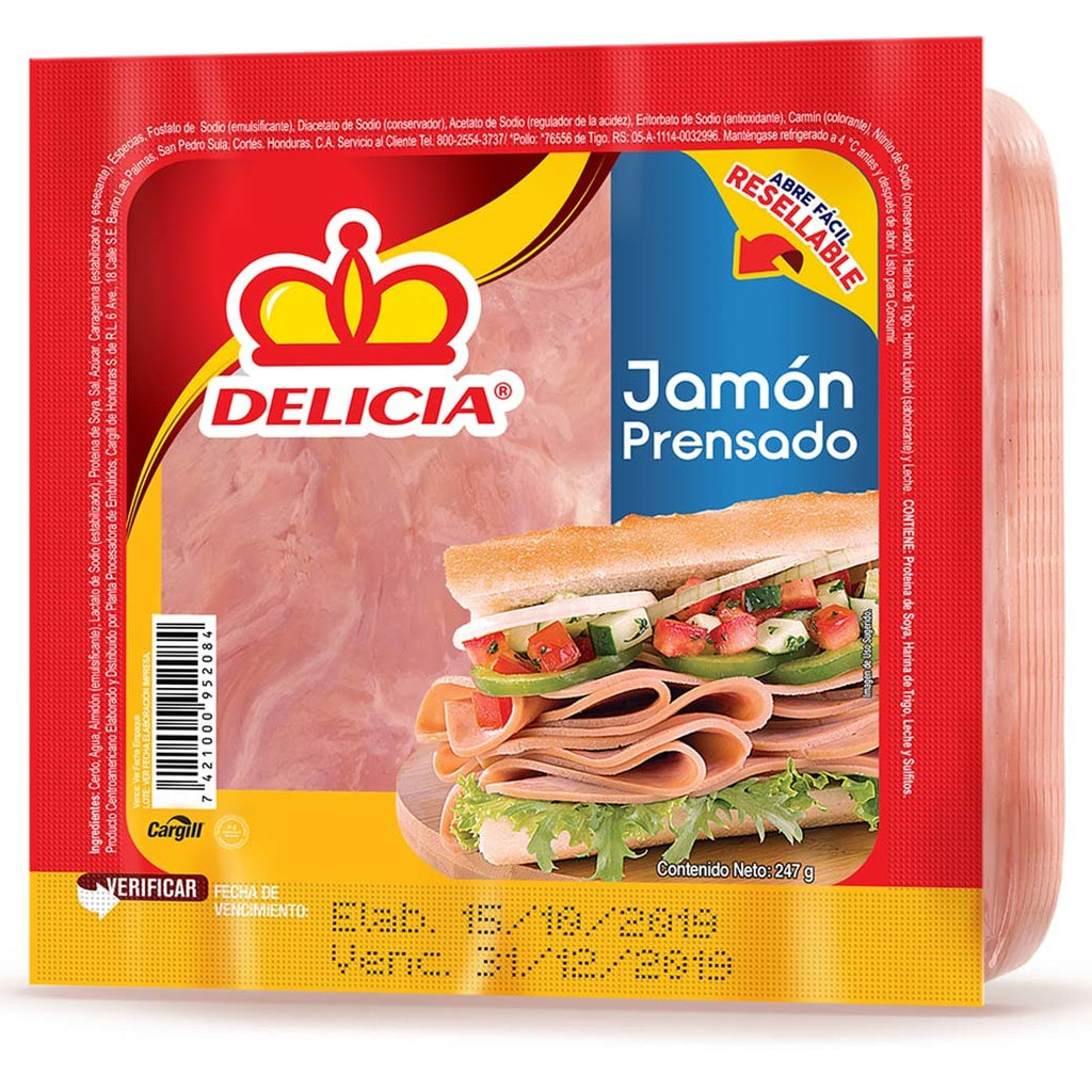DELICIA Jamon Prensado 247gr
