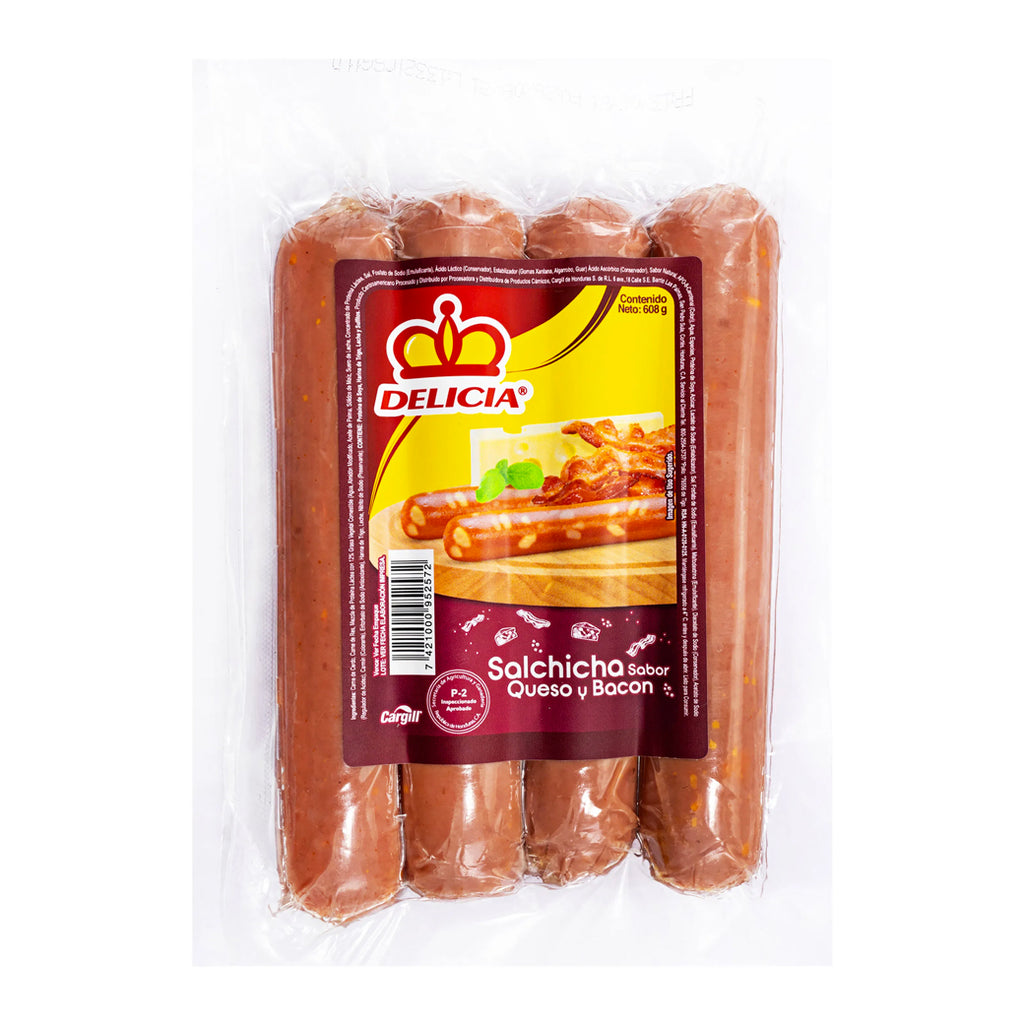 DELICIA SalchichaBacon/Qso680g