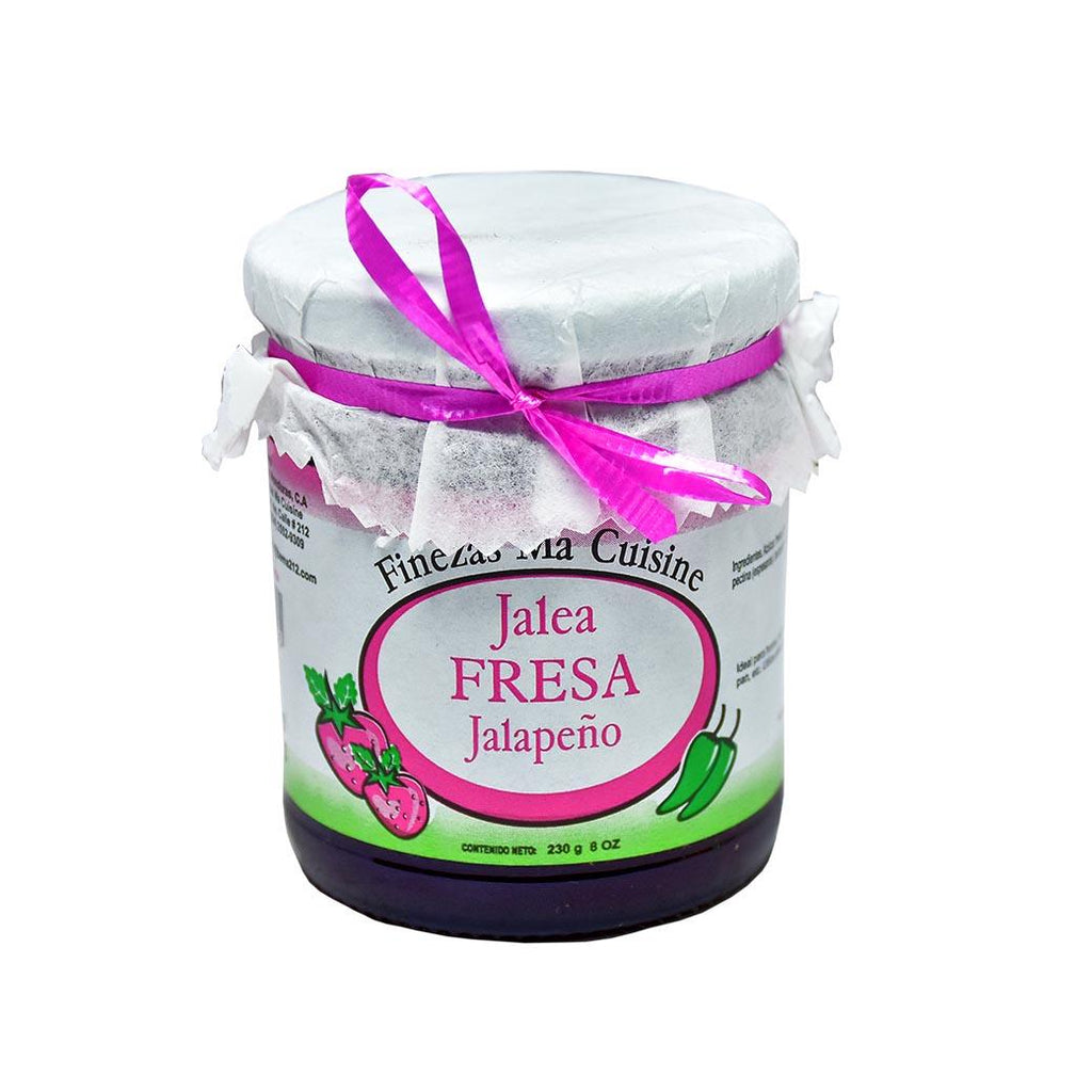 Finezas ma cuisine JALEA  JALAPENO FRESA 8 ONZA