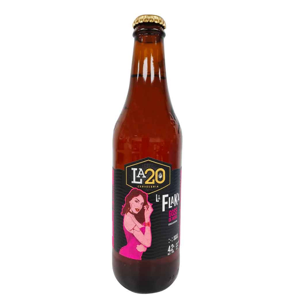LA20 Cerveza La Flaka 12oz