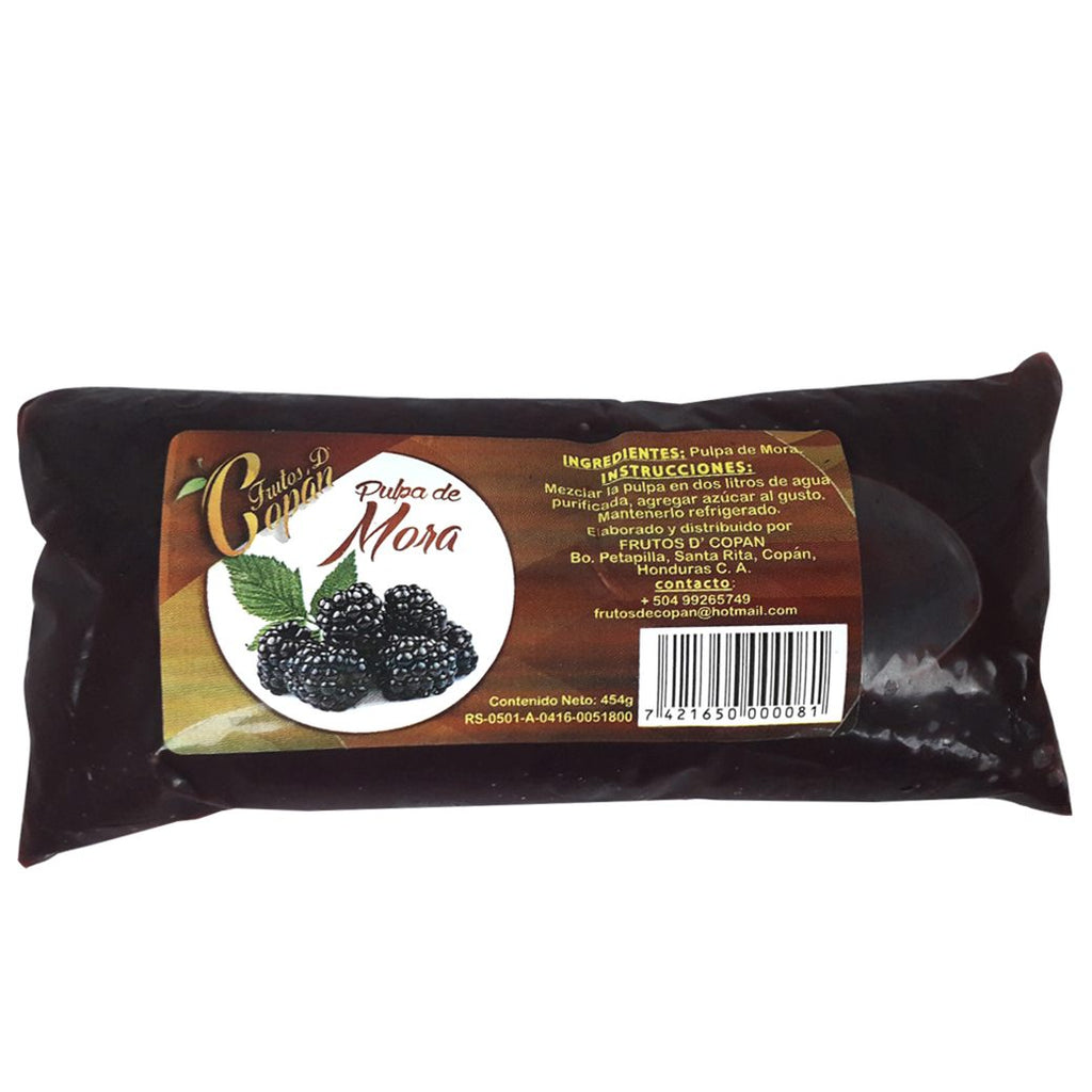 FRUTAS D COPAN Pulpa Mora 454g