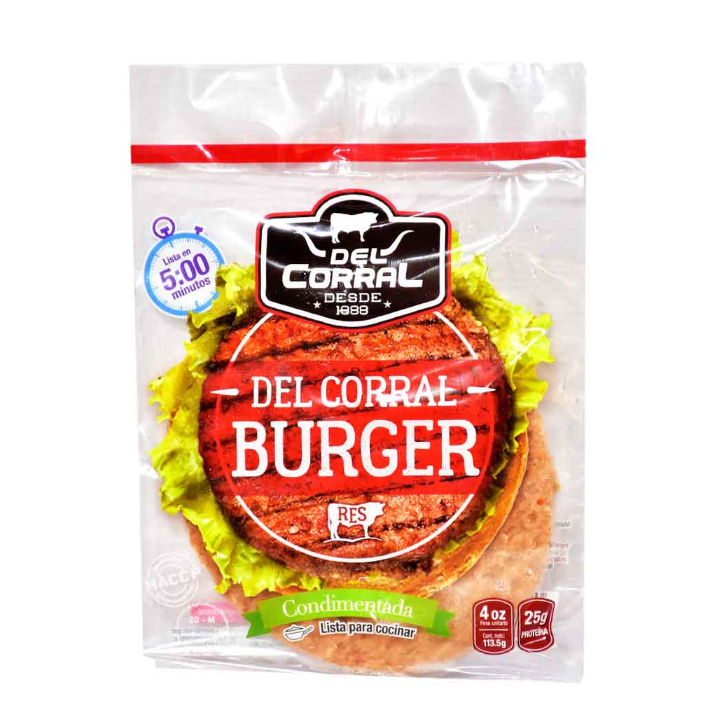 DEL CORRAL TortaHamburgue 4onz