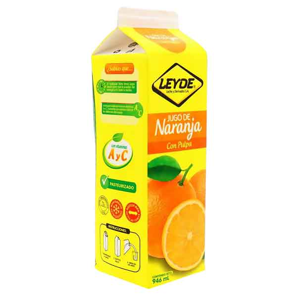 LEYDE Jugo Naranja C/Pulp 946m