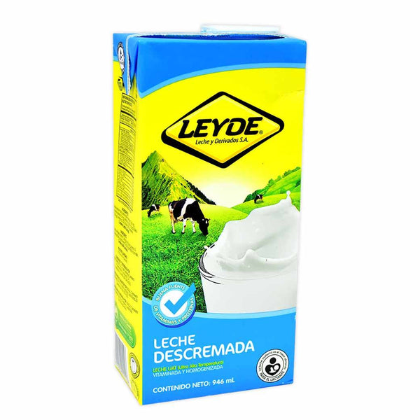 LEYDE Leche Descremada 946ml