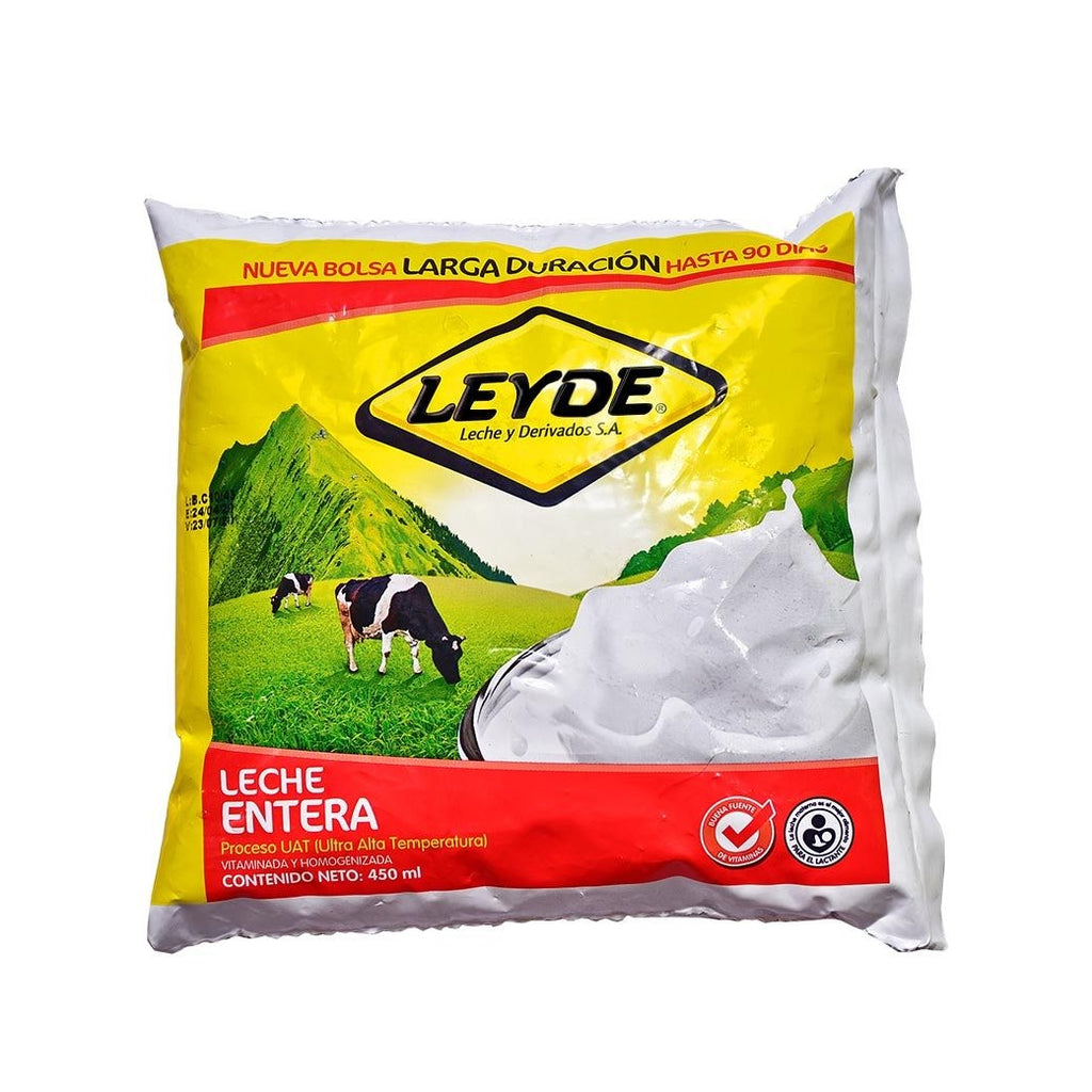 LEYDE Leche Entera BolsaLD 473