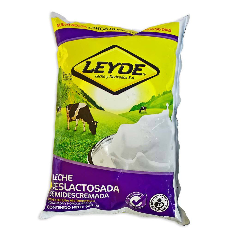 LEYDE Leche Deslact Semidescremada 900ml