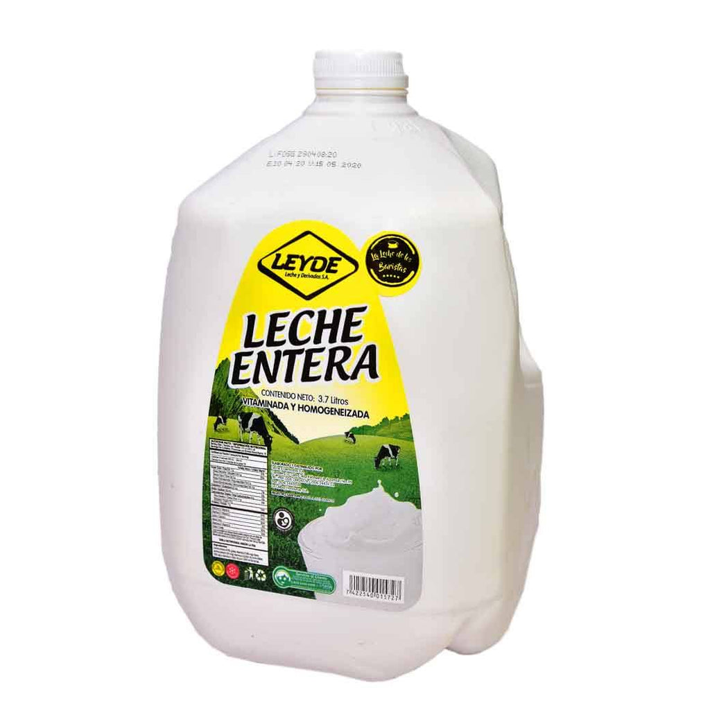 LEYDE Leche Entera Bote 3.7lt