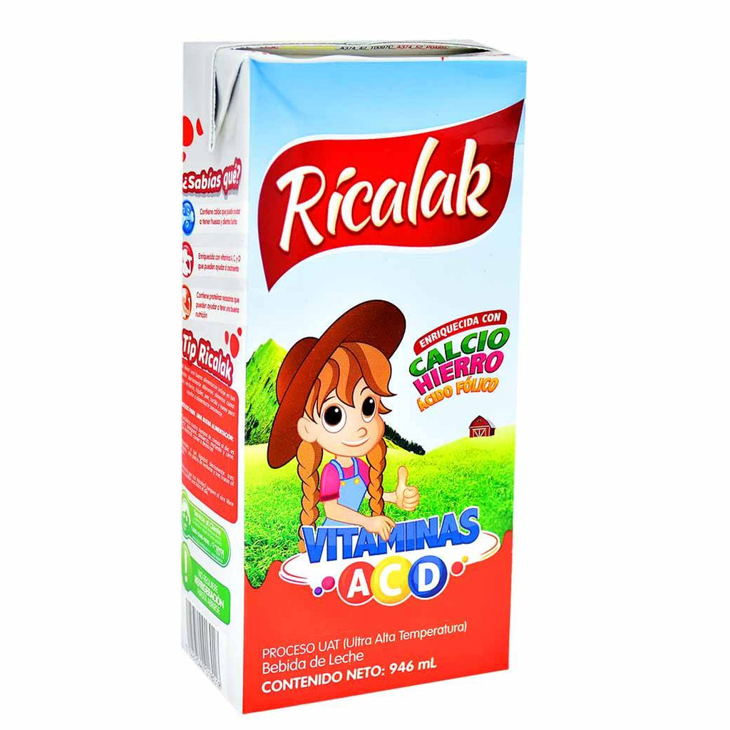 RICALAC Leche EnteraCaja 946ml