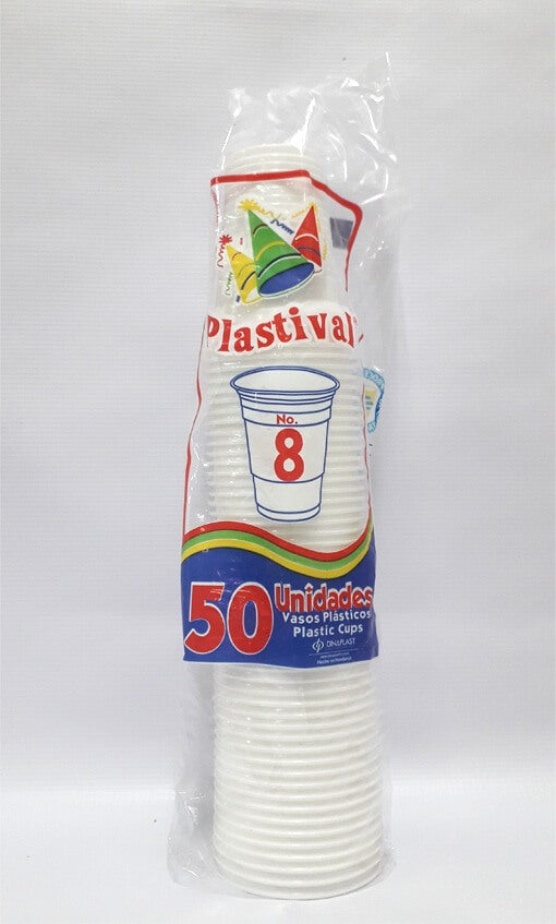 PLASTIVAL Vaso#8 50u