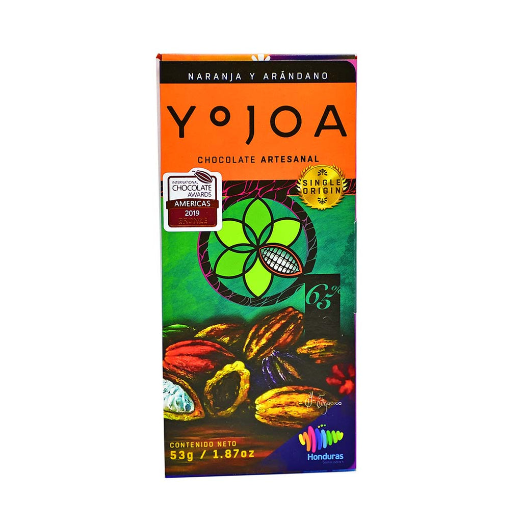 YOJOA Chocolate Artes Naranj Aran53gr