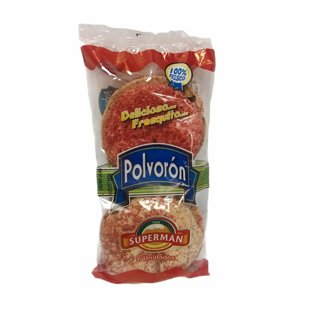 SUPERMAN Galleta Polvoron 6und