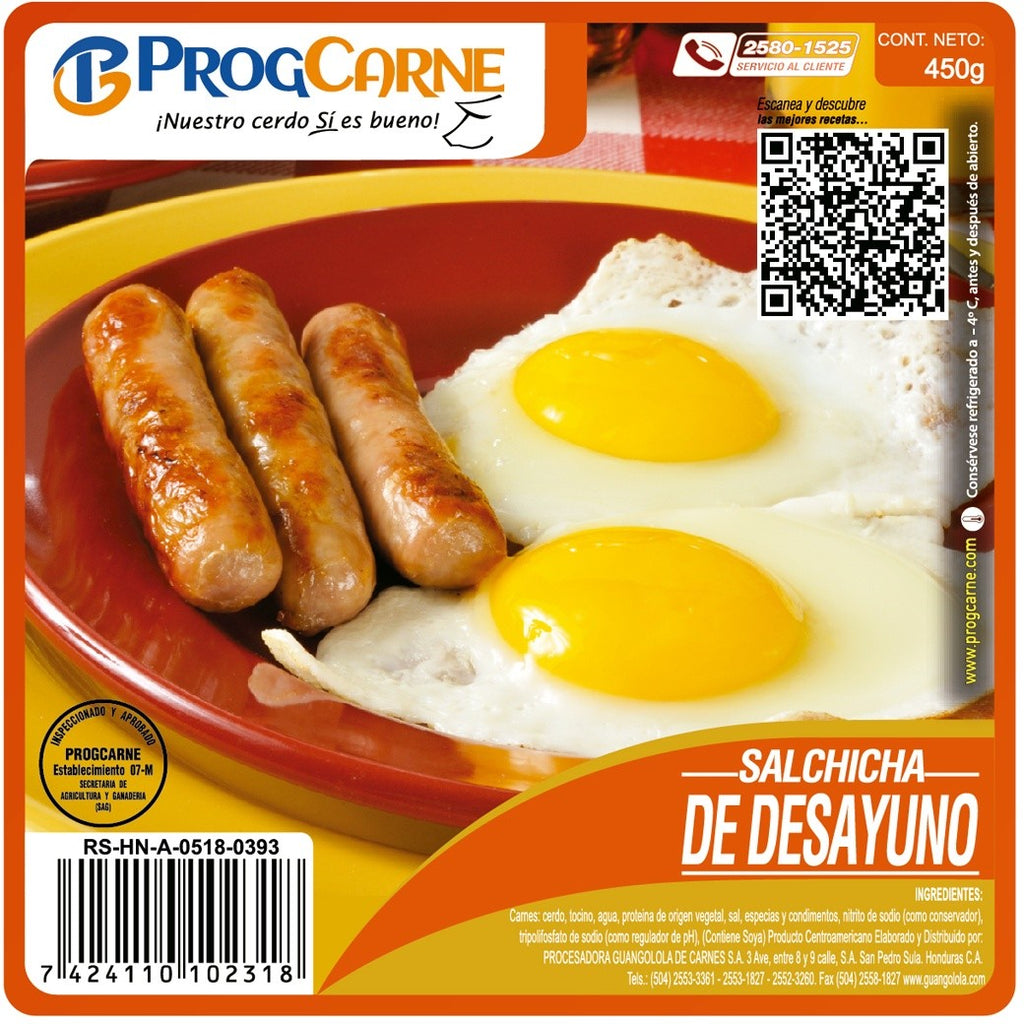 PROGCARNE Salchicha Desayun450