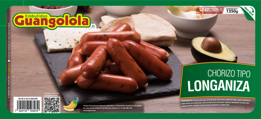 GUANGOLOLA Chorizo Longan 1350g