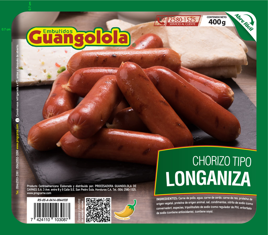 GUANGOLOLA Chorizo Longaniza 400g