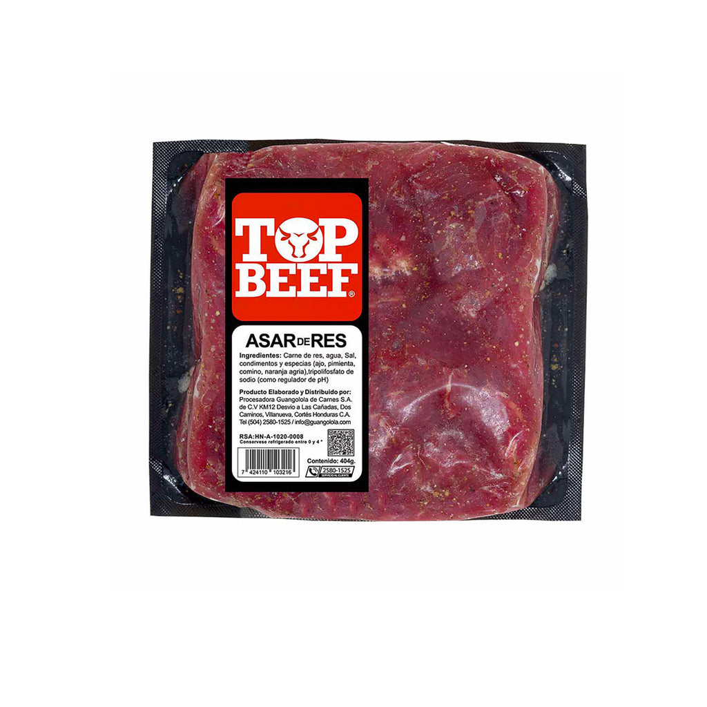TOP BEEF Bistec de Res 404g