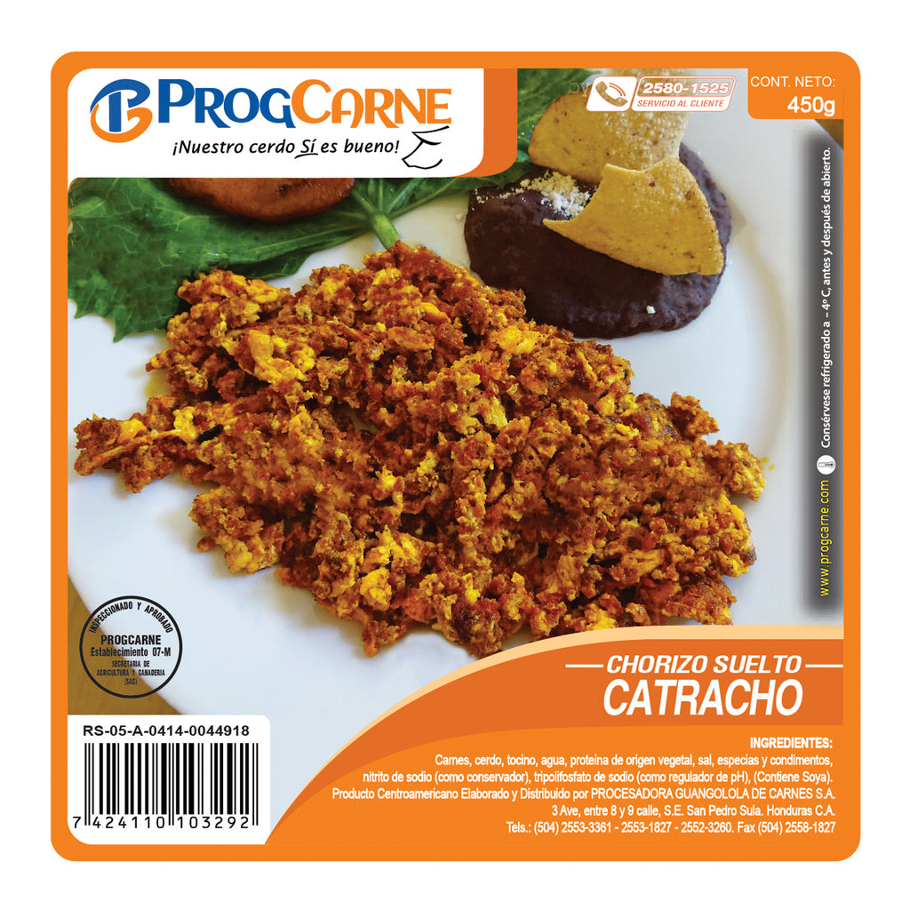 PROGCARNE Chorizo Catracho Suelto 450g