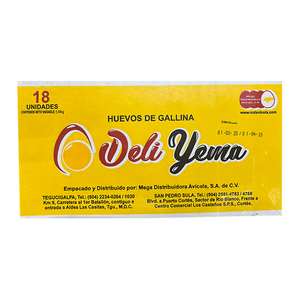 DELI YEMA Huevos 18u