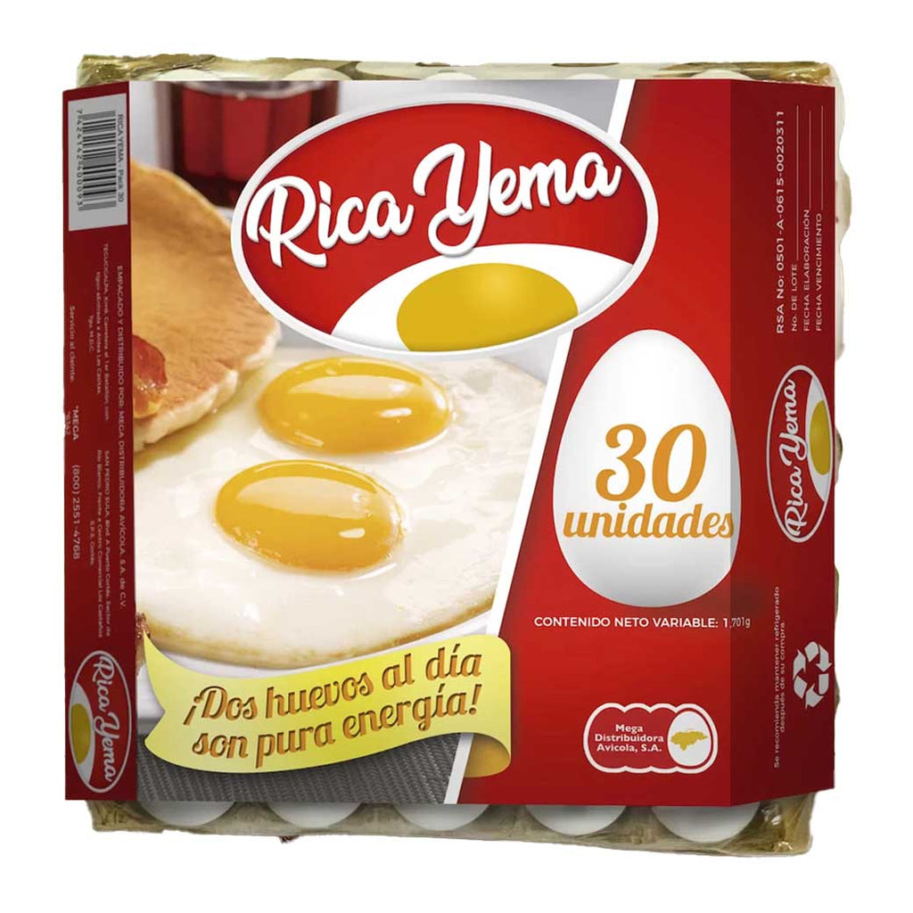 RICA YEMA Huevos 30u