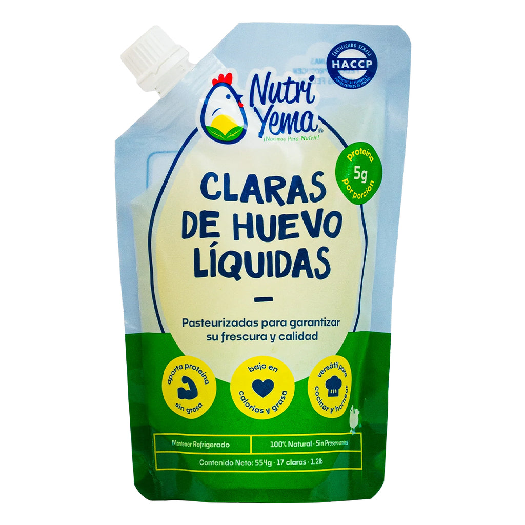 Nutri Yema Claras de Huevo 554gr