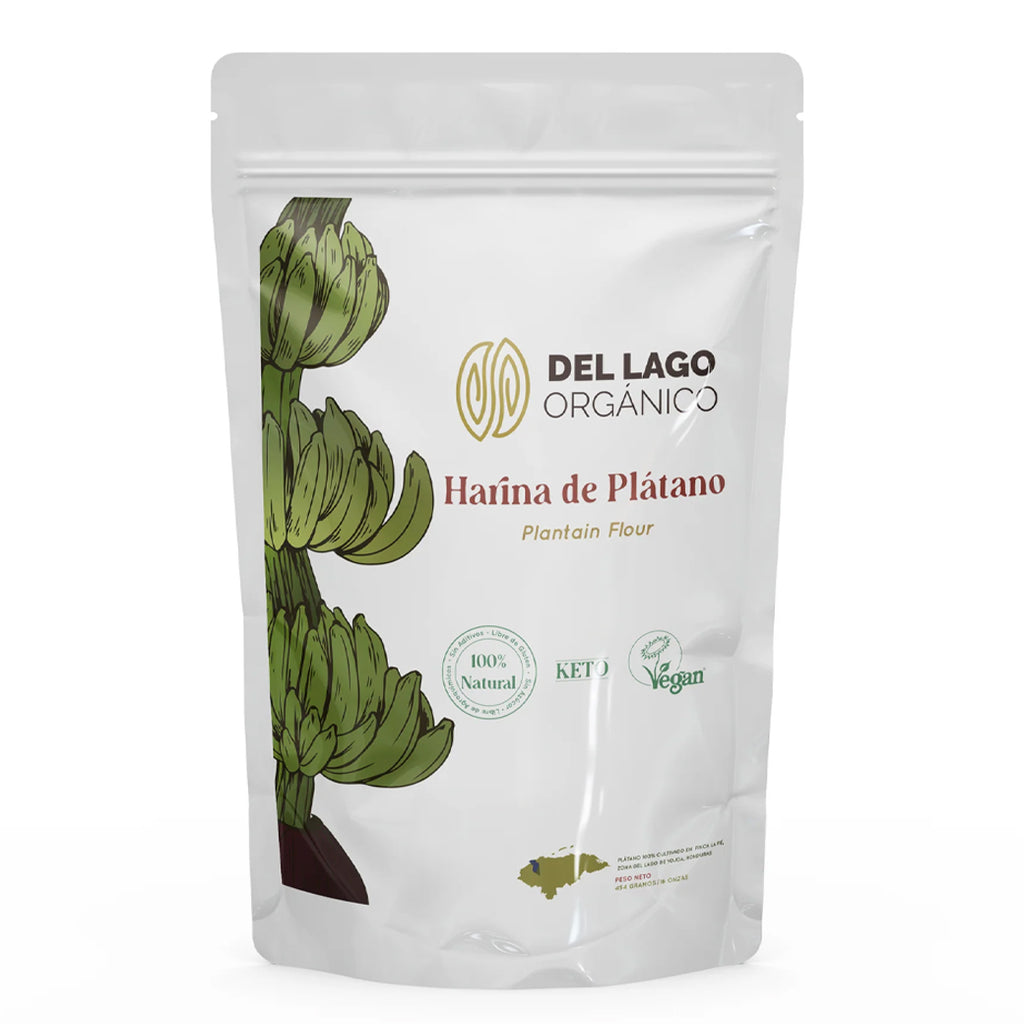 Del Lago Harina Plátano Vegana