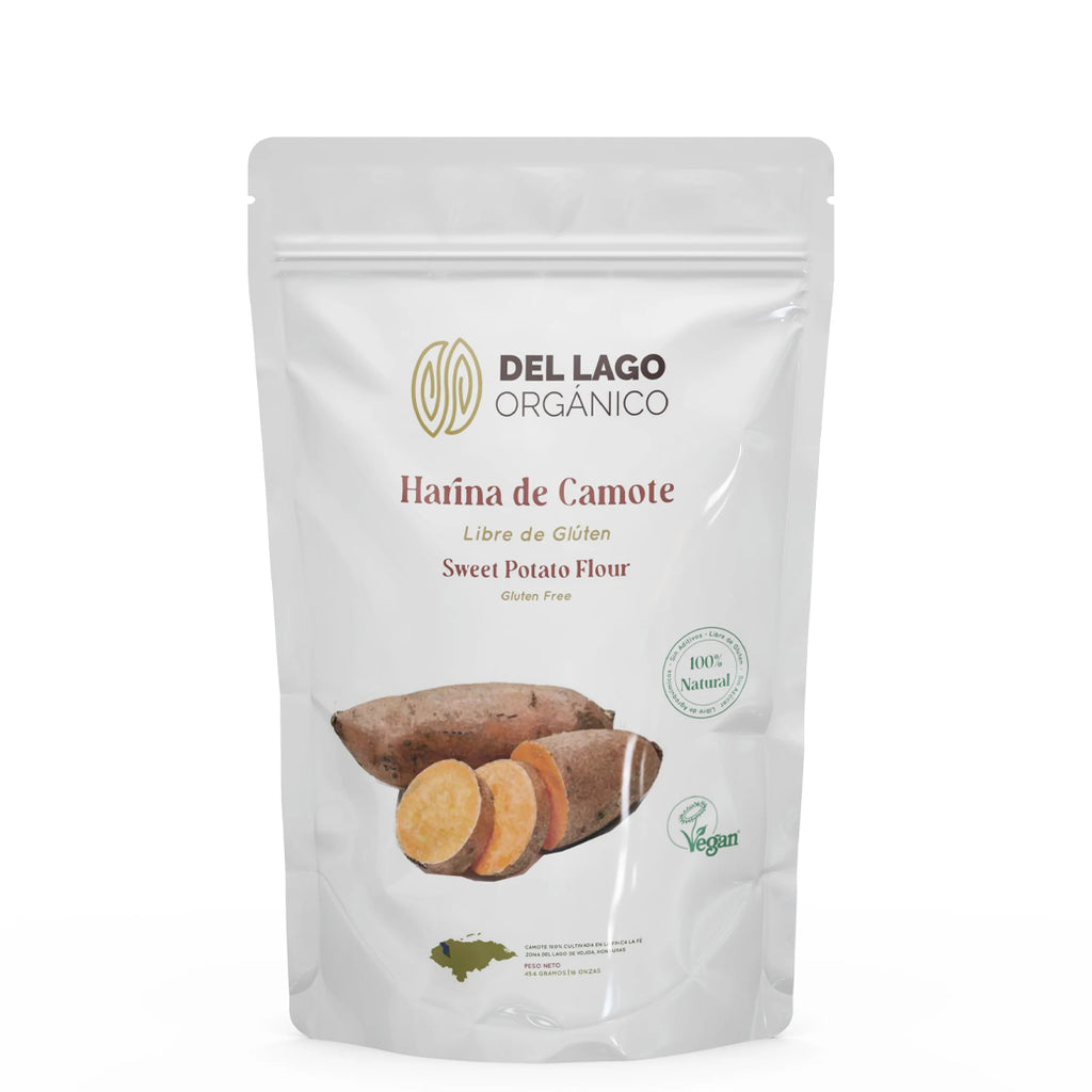 Del Lago Harina Camote Vegana 454g