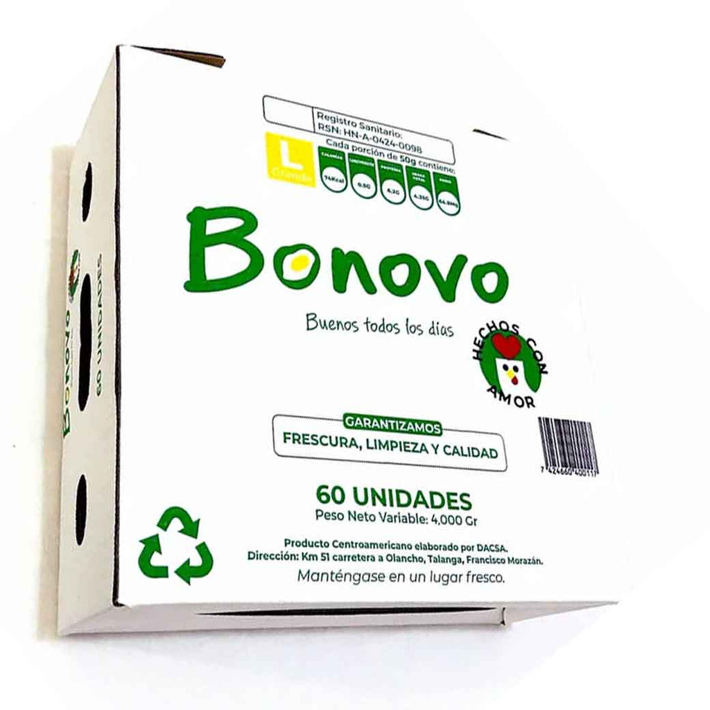 Bonovo Huevo Liso M 60Und