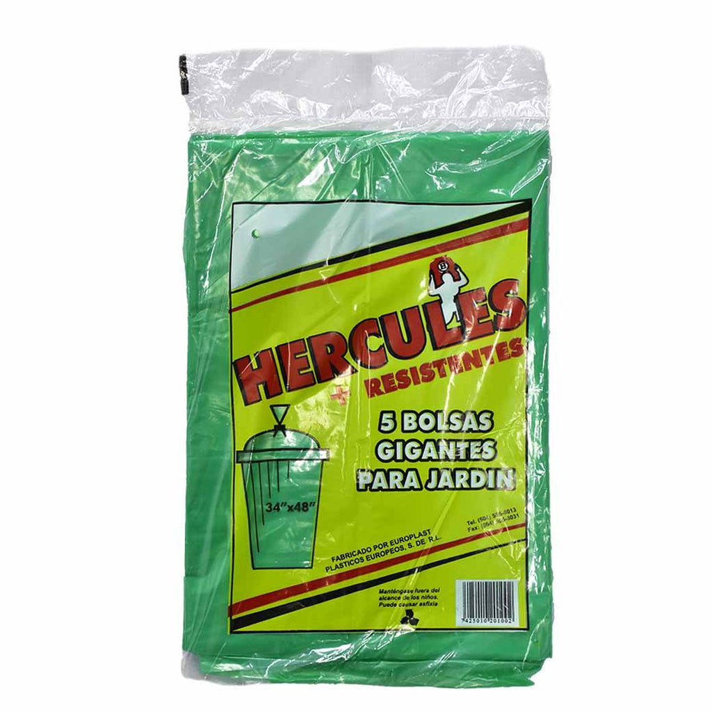 HERCULES Bolsa Jardin Verde 5u