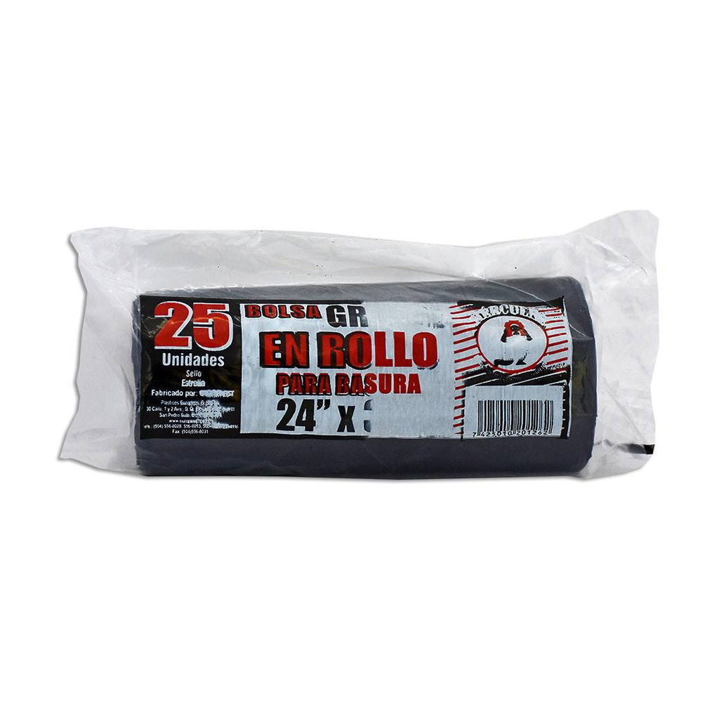 HERCULES Bolsa Negra Rollo 25und