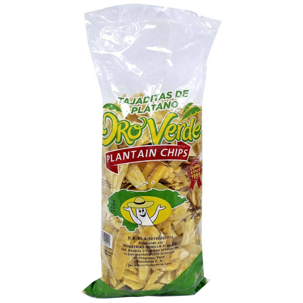 ORO VERDE Tajaditas Platano 2Lb