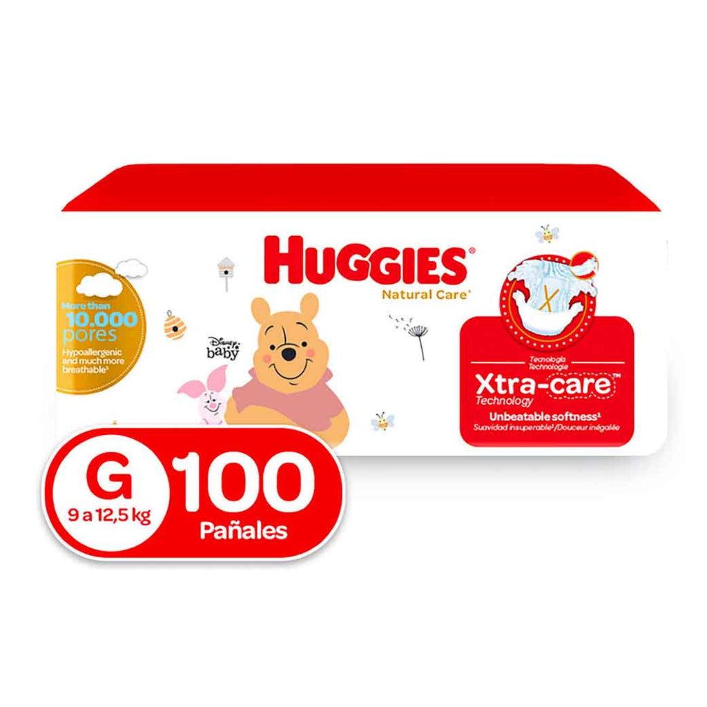 HUGGIES Pañal CajaNatCare G 10