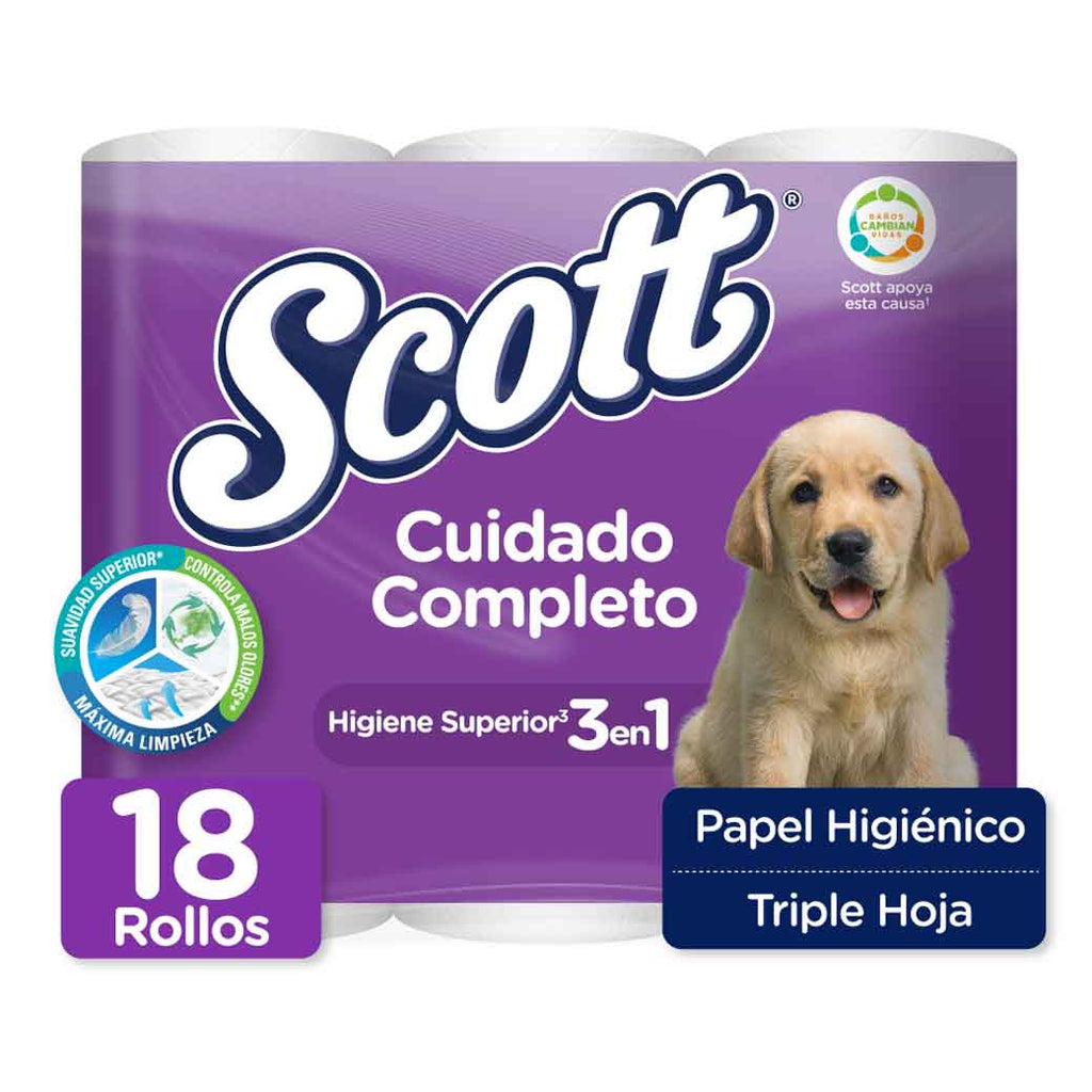 SCOTT Papel Higienico CuidaCom