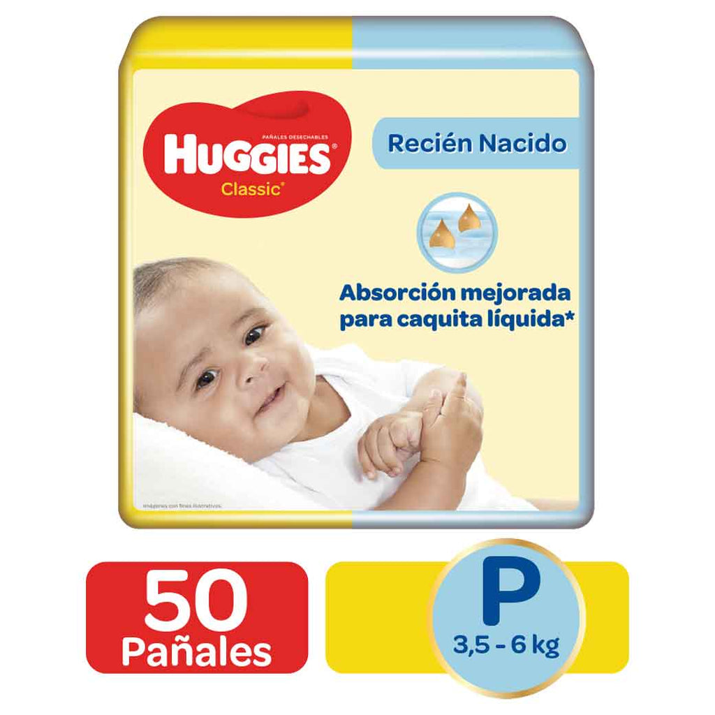 HUGGIES Pañales Classic P 50UN