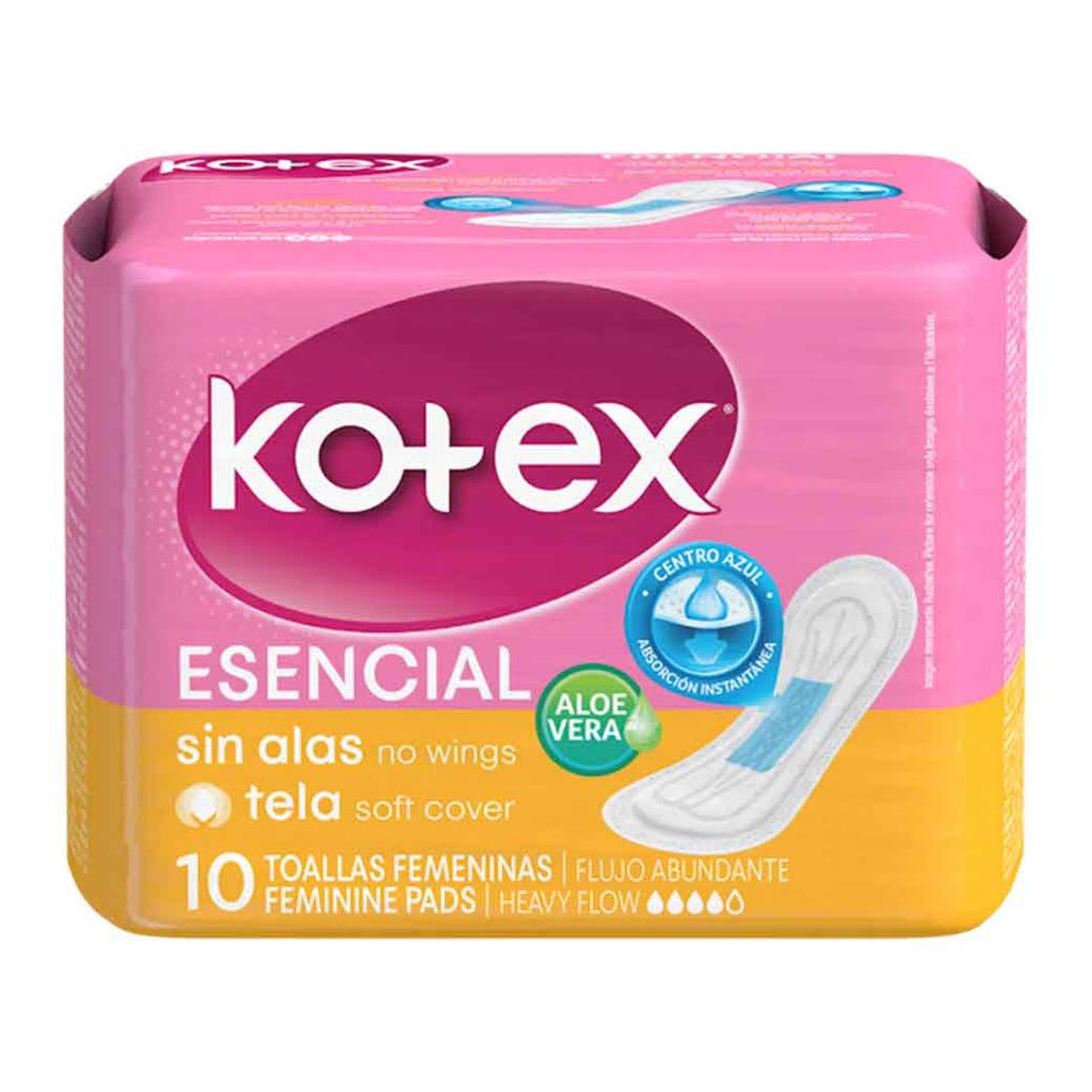 KOTEX Esenc Normal S/Alas 10un