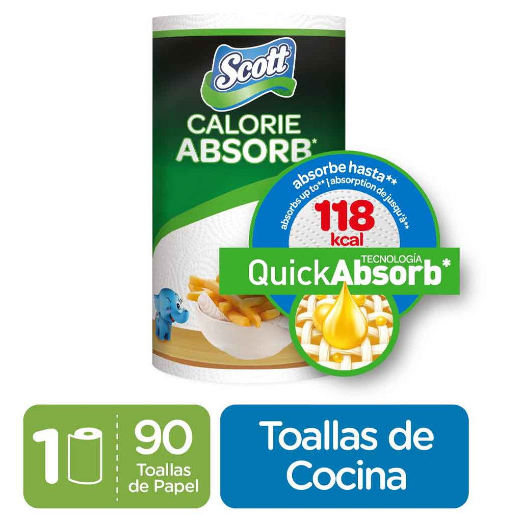 SCOTT Papel Toalla Calorie Absor 90hj
