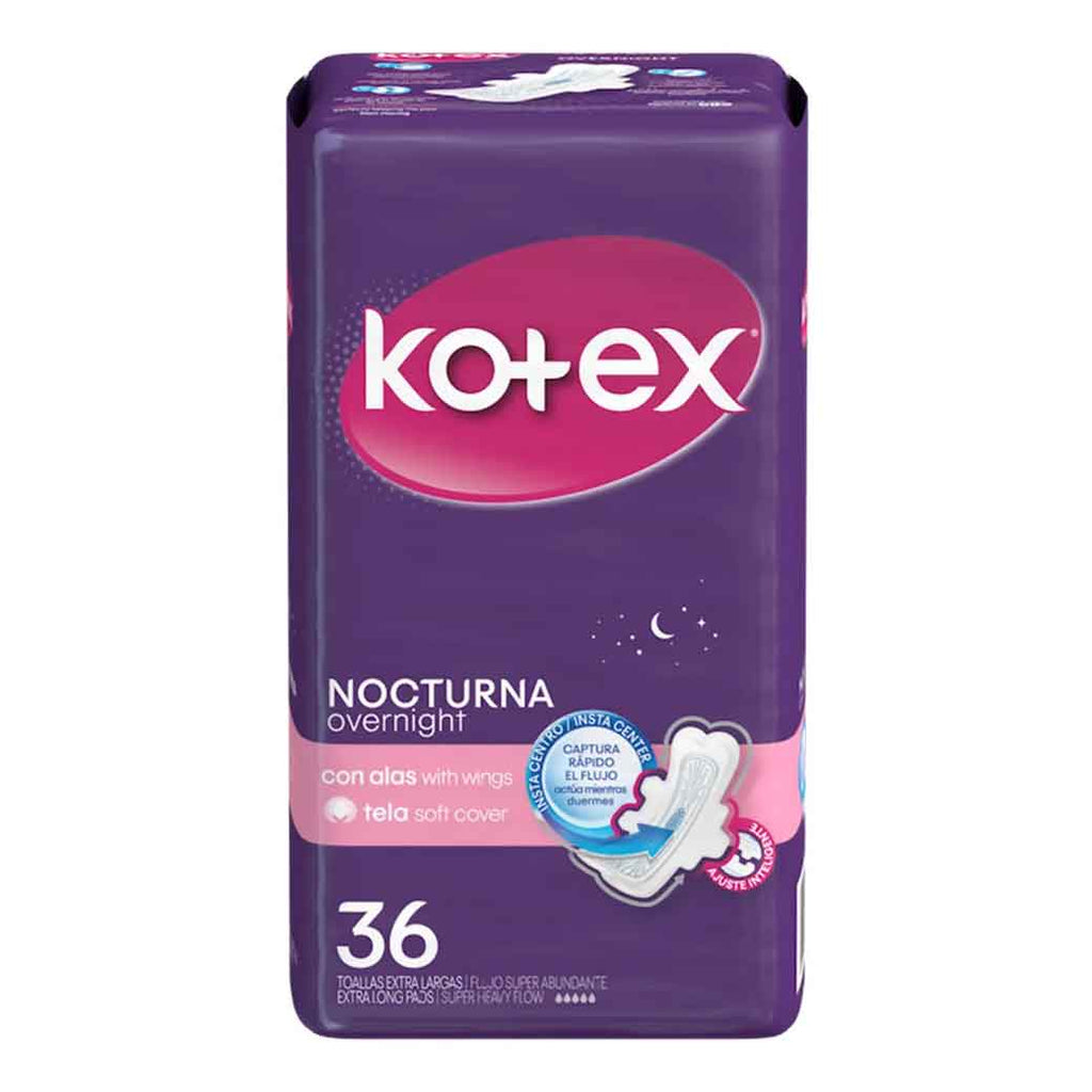 KOTEX ToallaFemNocturnaC/Alas
