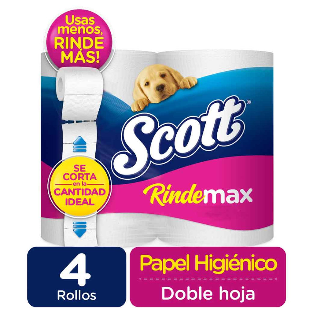SCOTT Papel Higienico  Rindemax 4un