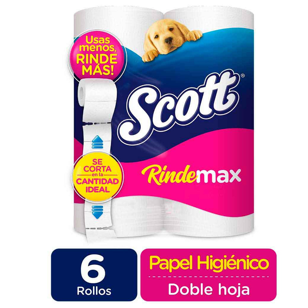 SCOTT Papel Higiénico Rindemax 6un