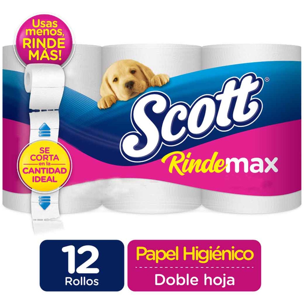 SCOTT Papel Higienico Rindemax
