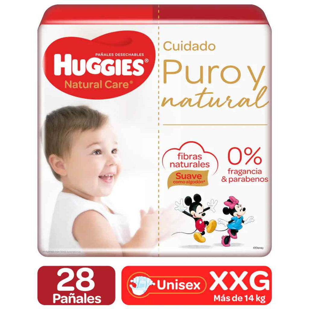 HUGGIES Pañales NaturalC XXG 27U