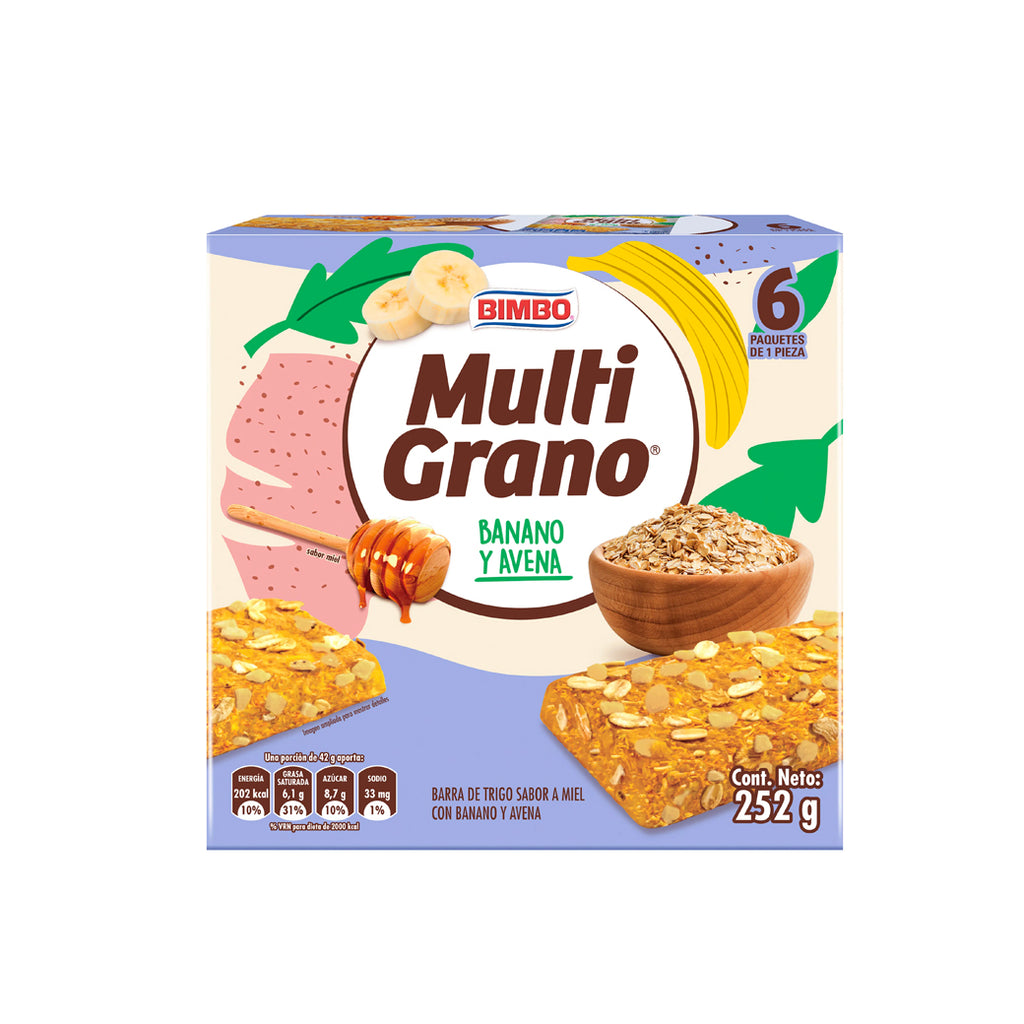 BIMBO MultiGranoBananAvena252g