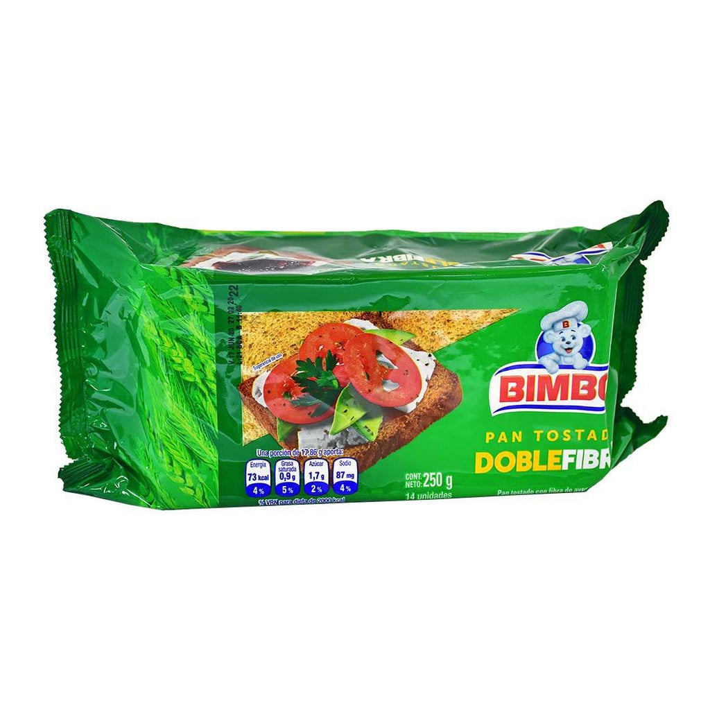 BIMBO Pan Tostado Doble Fibra 250g
