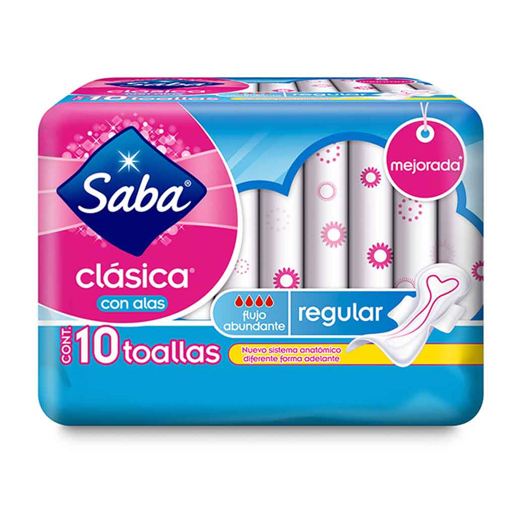 SABA Clasic C/Alas Regul 10Und