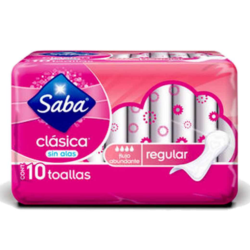 SABA Toalla Clásica S/Alas 10U