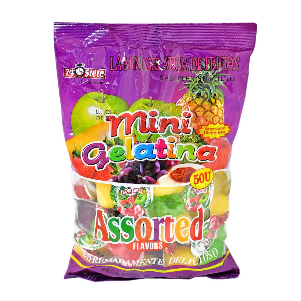 24SIETE Mini Fruit Gels 50 Und