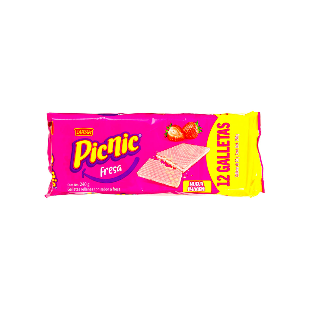 DIANA Galleta Picnic Fresa 12u
