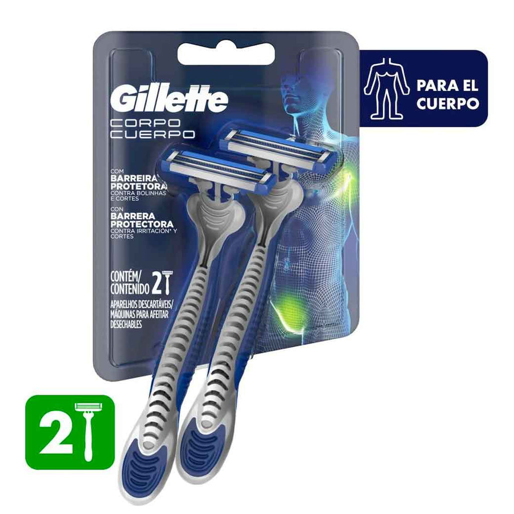 GILLETTE Rasuradora Corpo 2UN