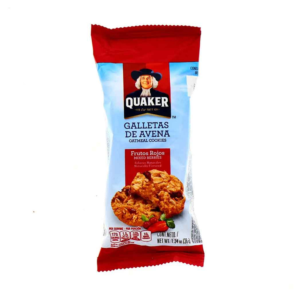 QUAKER GalletAvenaFrtRojos 38g